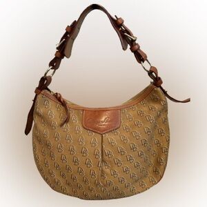 🍀Dooney Bourke Shadow Luisa Handbag (Beige-Cream-Brown)